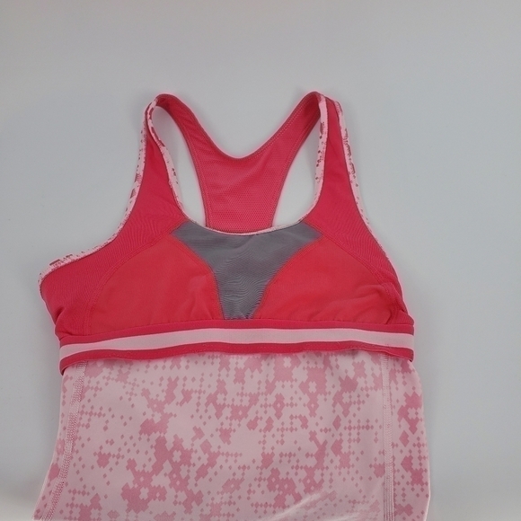 Nike Dri-Fit Pixel Shelf Bra Racer Back Tank Top - Picture 7 of 7